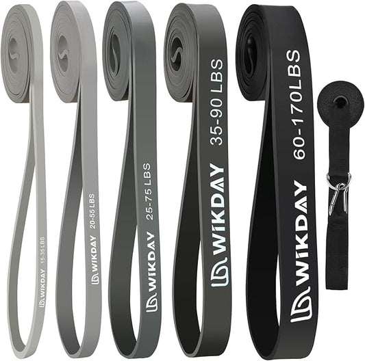 Resistance Bands for Working Out, Exercise Bands, Workout Bands, Pull Up Assistance Bands for Body Stretching Training Physical Therapy Muscle Training for Men & Women-StrideForce Fitness