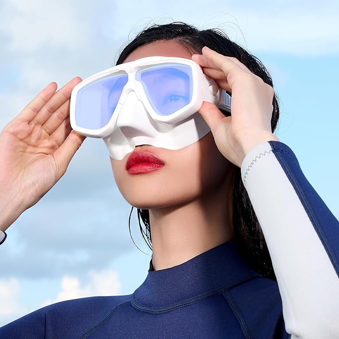 WATERTIME Snorkeling Gear for Adults, Dry Top Snorkel Set with Anti-Fog Panoramic Diving Mask & Waterproof Design, Adult Snorkel Mask for Snorkeling and Scuba Diving-StrideForce Fitness