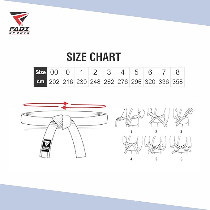 Martial Arts Belt for Karate, Judo, Aikido and Taekwondo - Durable Cotton-Polyester Blend for Adults and Kids-StrideForce Fitness