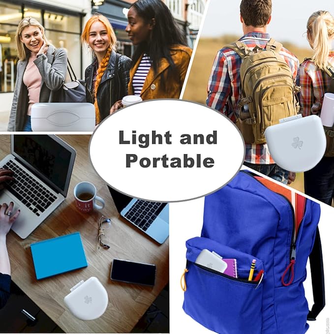 Retainer Case Denture Case: BVN Orthodontic Dental Case, Slim Braces Case, Mouth Guard Case, Denture Box, Teeth Aligner Case, Night Guard Case Container Storage Holder White