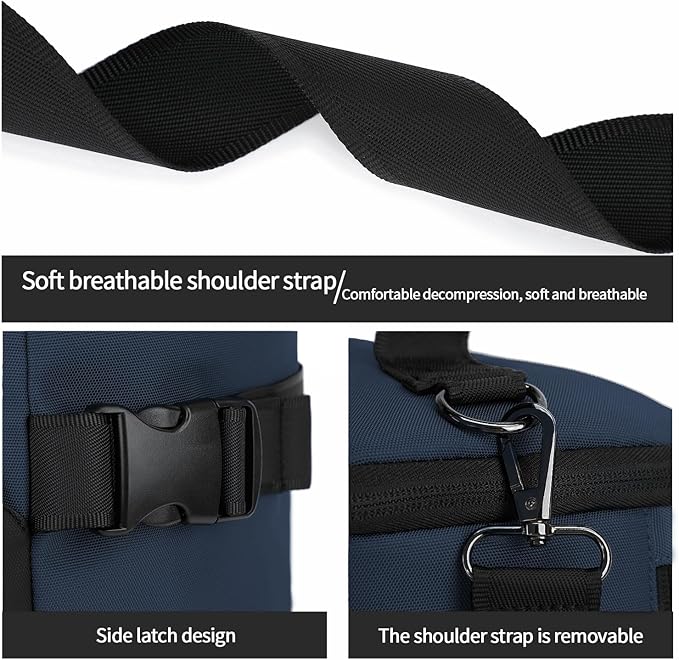 Kalesi Gym Duffle Bag Backpack 4-Way Waterproof with Shoes Compartment for travel Sport Hiking laptop-StrideForce Fitness