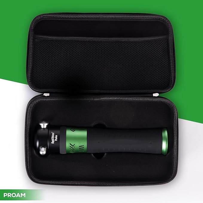 Rapid Release ProAm Cordless Full-Body Massager – Rechargeable – Innovative Sports Massager – Customizable On-The-Go Treatment – High Speed Vibration – for Pro Athletes, Weekend Warriors