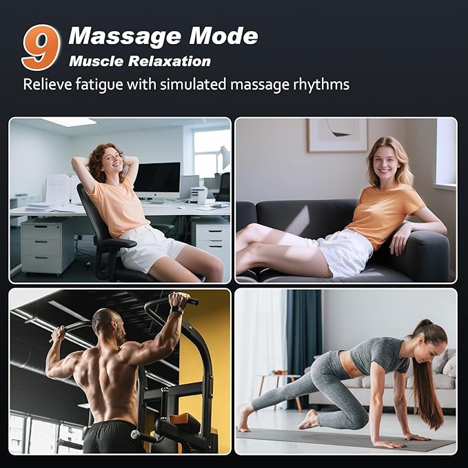 TENS Unit Muscle Stimulator and EMS Pelvic Floor Muscle Exercise. Multifunctional Impulses to Pain Relief for Muscle,Joints and Muscle Strengthening Training.Specialized Storage Gift Box.(DJE2A0)