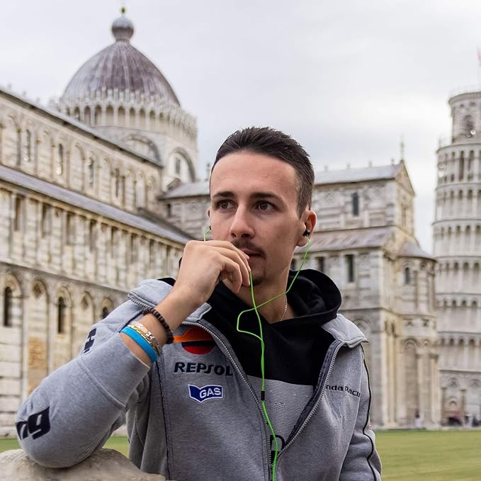 LUDOS Clamor USB C Headphones for iPhone 16 15 Pro Max Plus iPad Pro, 5 Years Warranty, USB-C Earbuds for Samsung Galaxy S24 S23 Ultra S22 S21 FE S20 A55 A54 A53, USB Type C Earphones - Green-StrideForce Fitness