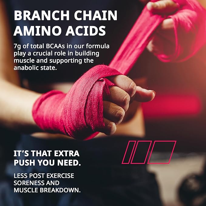 Granite Essential Amino Acids Powder for Muscle Recovery and Growth with 10g EAAs and 7g BCAAs - Soy-Free, Gluten-Free, 448g (30 Servings), Strawberry Lemonade-StrideForce Fitness