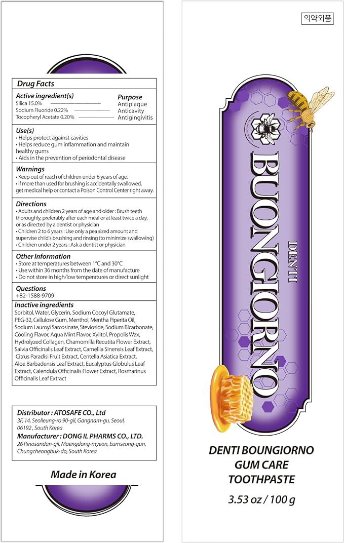 Gum Care Toothpaste (3 Pack, Honey Mint) – Gingivitis & Periodontal Care for Bleeding Gums, Active Repair & Sensitivity Relief, Propolis & CICA, Paraben & SLS Free (3.52fl oz / 100g)