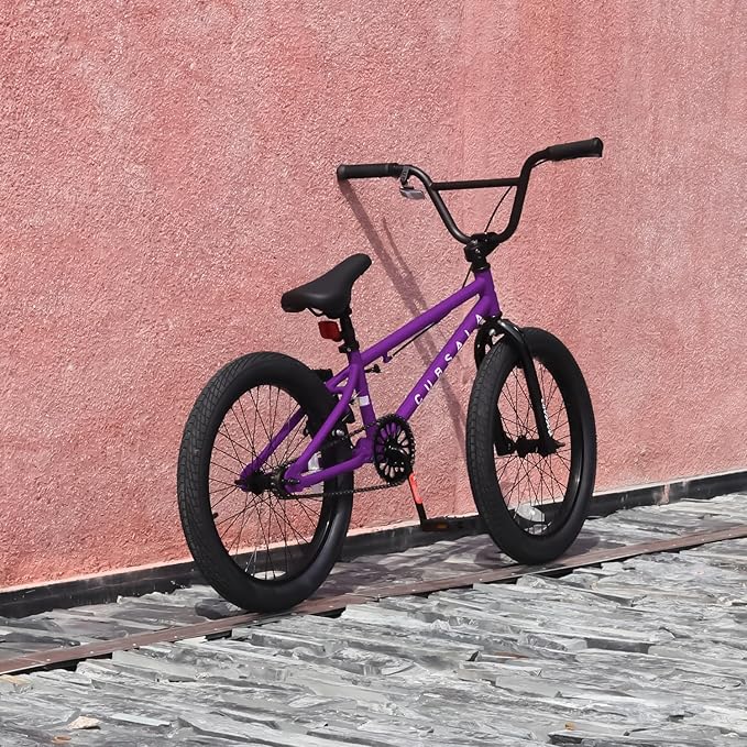 Freestyle BMX Bike, 18 20 Inch Kids Bicycle for 5-13 Years Old Kids and Beginner Level Rider, Multiple Colors-StrideForce Fitness
