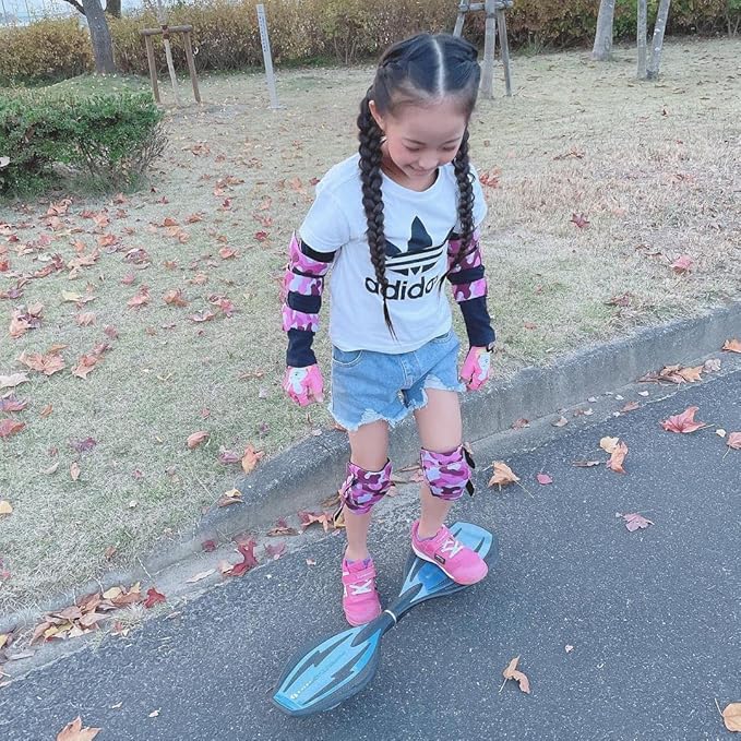 Soft-Style Kids Knee and Elbow Pads with Bike Gloves, Flexible Impact-Resistant Gear for Ages 2-11, Designed for Balance Bikes, Roller-Skating, and Skateboarding-StrideForce Fitness