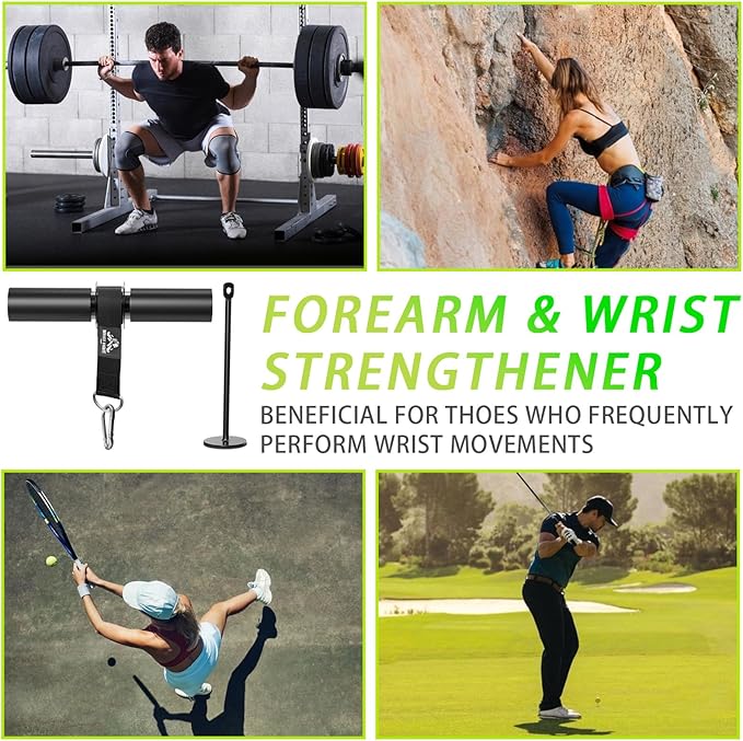 Forearm Strengthener Roller with Loading Pin and Thick Foam Grip β Multi-Functional Wrist Roller & Arm Blaster for Forearm, Wrist, and Grip Strength Training