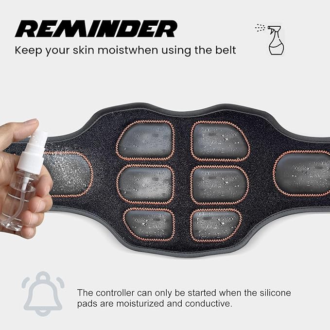 FDA Cleared, MHD TENS Ab Stimulator, TENS & PMS Muscle Stimulator and Muscle Improvement - Your Ab Machine for Effortless Fitness-StrideForce Fitness