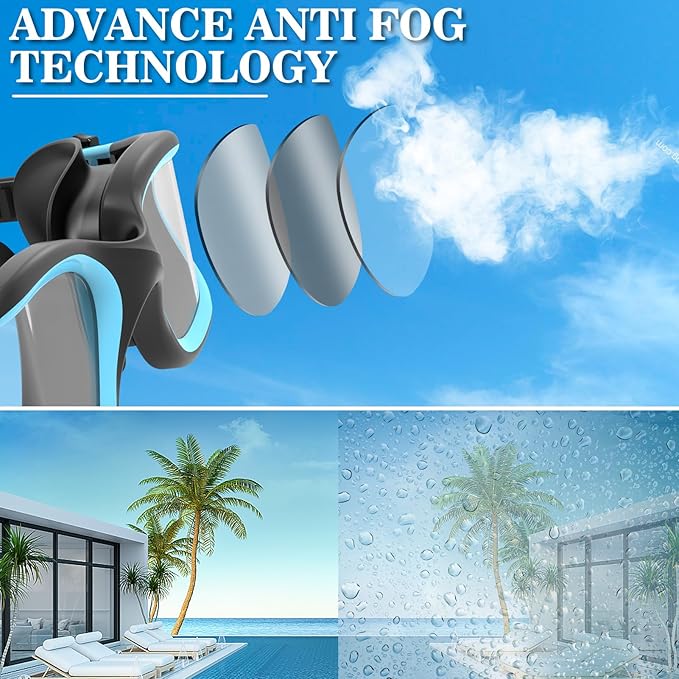 WIN.MAX Polarized Swimming Goggles Swim Pool Goggles Anti Fog Anti UV No Leakage Clear Vision for Men Women Adults Teenagers-StrideForce Fitness