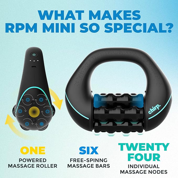 Chirp RPM Mini - Rolling Percussive Massager 3-Speed Spin