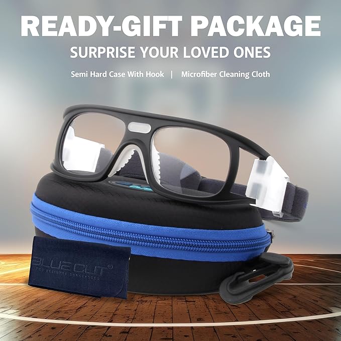 BLUE CUT Safety Outdoor Sports Goggles Unisex Anti Fog Ideal For Basketball Racquetball-StrideForce Fitness