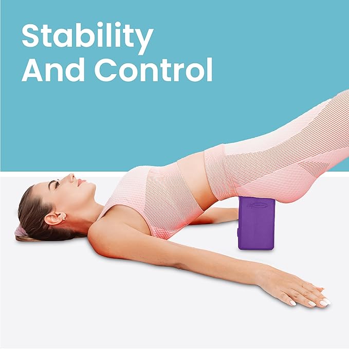 Ergo Yoga Blocks, Relieve Wrist Pain, Improve Comfort and Grip, Contoured Design, Pilates Exercise Balance & Stretching-StrideForce Fitness