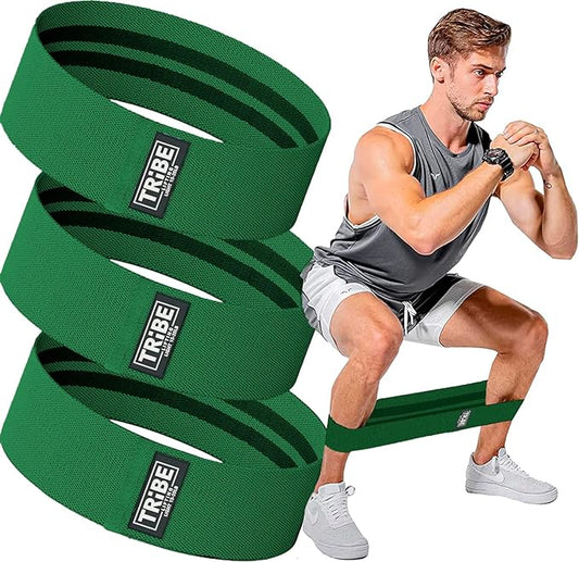 Fabric Resistance Bands for Legs - Workout Bands Resistance Bands for Men and Women - Booty Bands for Working Out - Exercise Bands Resistance Bands Set - Elastic Bands for Exercise-StrideForce Fitness