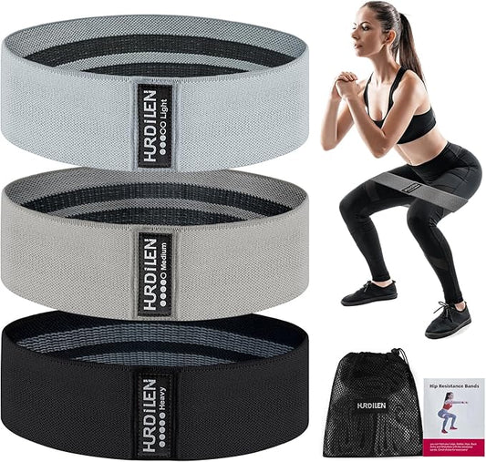 Resistance Bands for Working Out, Exercise Workout Bands for Women & Men, 3 Levels Elastic Stretch Bands for Exercise with Carry Bag for Physical Therapy, Home Fitness, Strength Training, Yoga-StrideForce Fitness