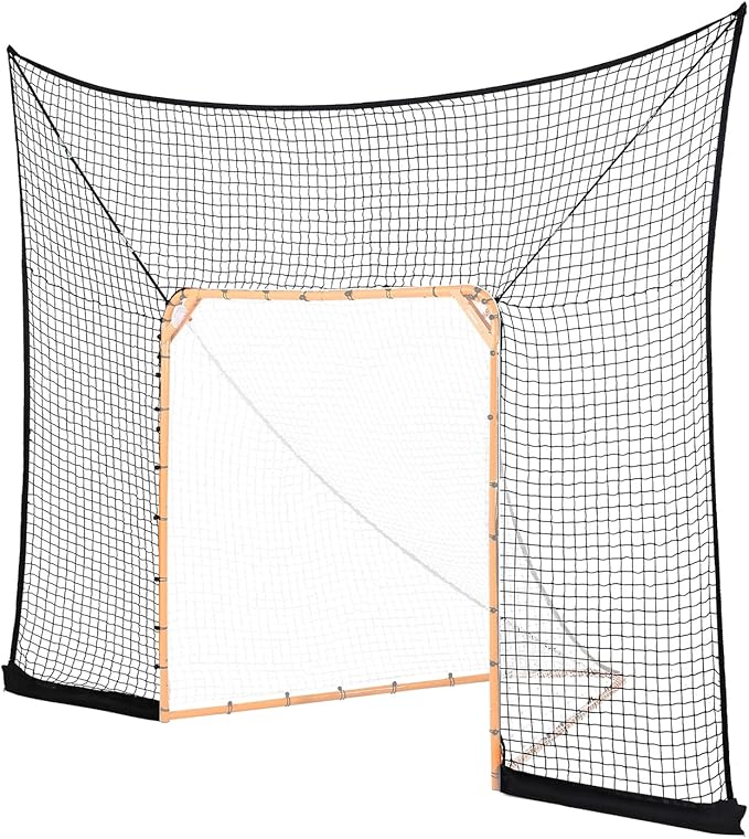 VEVOR Portable Lacrosse Goal - Complete Training Accessory Set with Extended Coverage for Youth and Adults-StrideForce Fitness