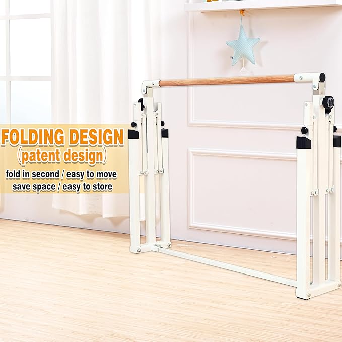 4FT/5FT Gymnastic Bar Set Gymnastics Horizontal Bar Gymnastics Kip Bar for Kids Home Use-StrideForce Fitness