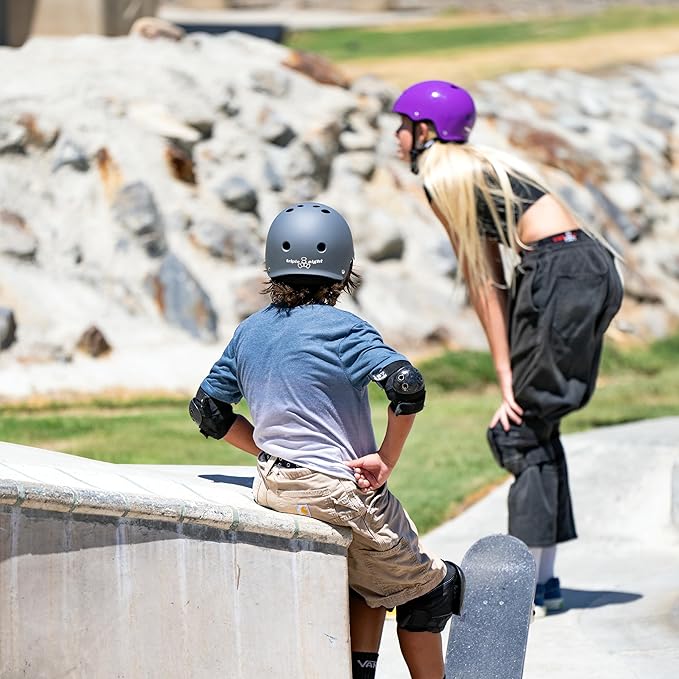 Triple Eight Deep Cover Helmet - Ideal for Skateboarding, Bicycling, BMX, and Roller Skating-StrideForce Fitness