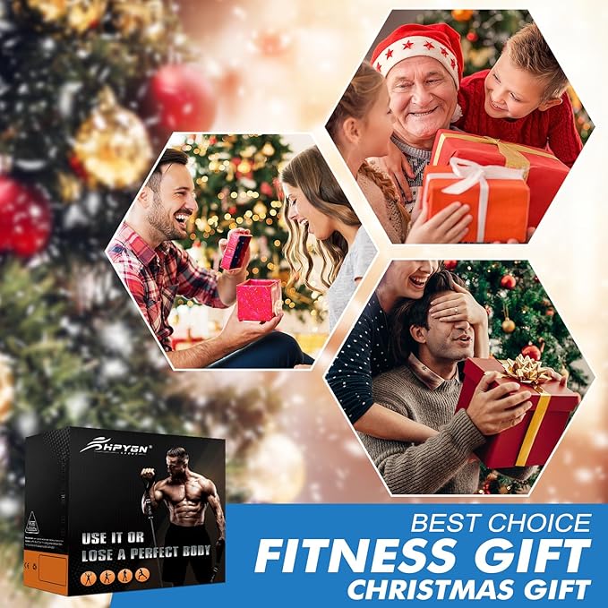 HPYGN Resistance Bands, Exercise Bands with Handles, Fitness Bands, Workout Bands with Door Anchor and Ankle Straps, for Heavy Resistance Training, Physical Therapy, Shape Body, Yoga, Home Workout Set-StrideForce Fitness