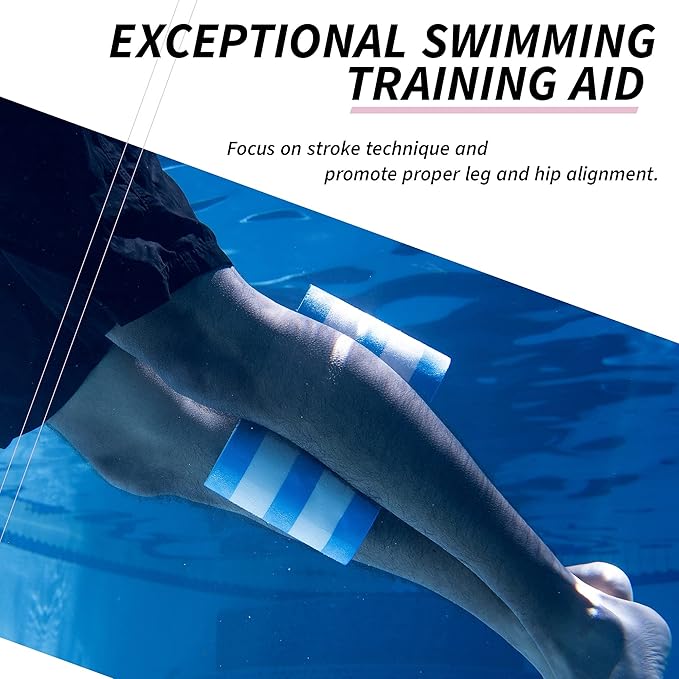 Sunlite Sports EVA 5-Layer Pull Buoy Leg Float - Pool Training Aid, Legs and HIPS Support for Adults, Kids, and Beginners, for Swimming Stroke-StrideForce Fitness