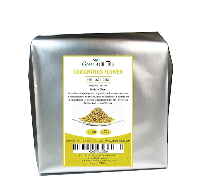 Greenhilltea traditional health herbs, osmanthus flower dried herbal tea 16 OZ-StrideForce Fitness