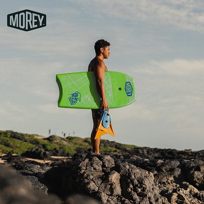 MOREY® Big Kahuna 44" The Original Bodyboard for Tall Riders. Body Board for Beach, Re-Engineered 2025 Model-StrideForce Fitness