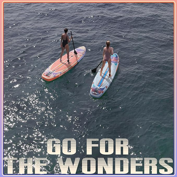 UPWELL 11’6”/11'2”/11'/10'8”/10'6”/10'2” Inflatable Stand Up Paddle Board with sup Accessories Including Backpack, Repairing Kits, Non-Slip Deck, Leash, 3 Fins, Paddle and Hand Pump-StrideForce Fitness