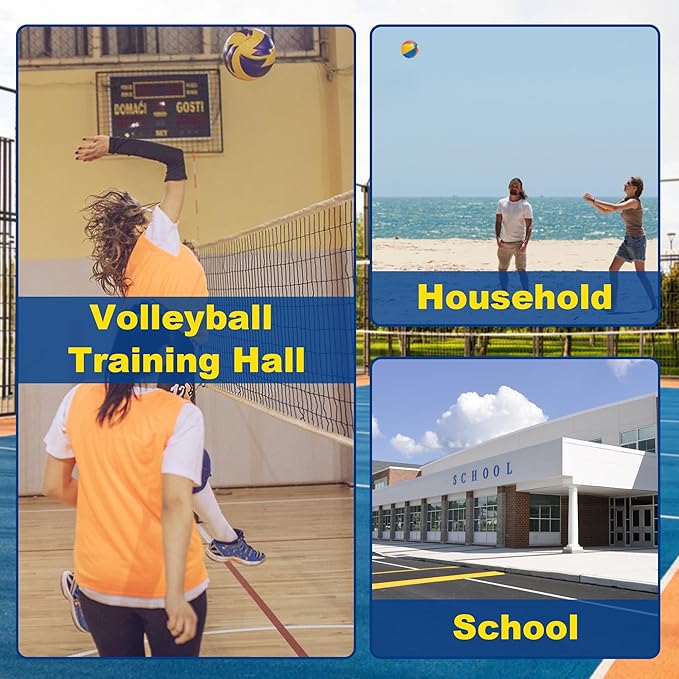 Volleyball Setter Trainer Net with Adjustable Heights & Angles,Setter Training Equipment for Setting,Serving,and Spiking,Movable Target Net for Indoor & Outdoor Practice-StrideForce Fitness