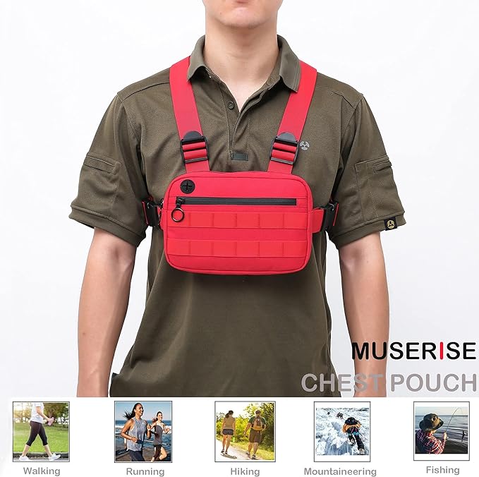 Outdoor Sports Utility Chest Pack,Tactical EDC Chest Bag