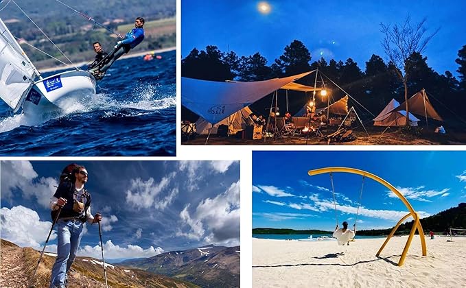 5/16 in (8mm) x 32 ft (10Meter) Marine Floating Rope for Boating, Fishing, Rafting, Camping, Hiking, Hunting, Anchor, Mooring, Dock Lines, Kayak, Canoe, Rescuing Reflective Orange-StrideForce Fitness