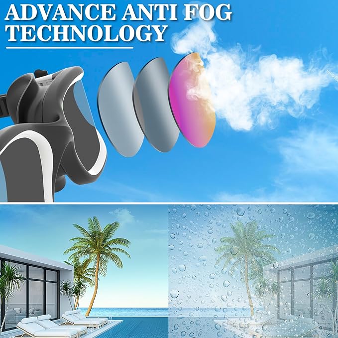 WIN.MAX Polarized Swimming Goggles Swim Pool Goggles Anti Fog Anti UV No Leakage Clear Vision for Men Women Adults Teenagers-StrideForce Fitness