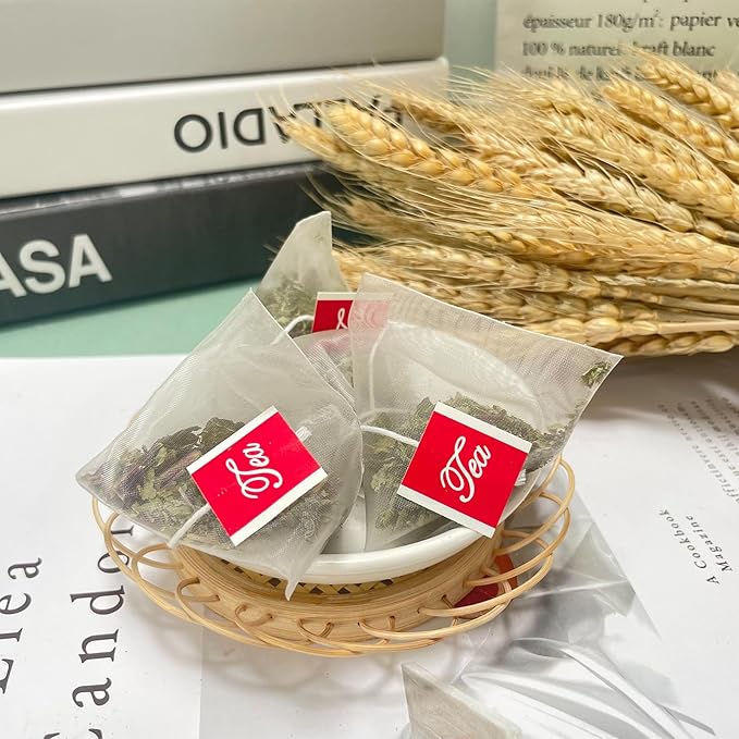 Samcci - Spearmint Tea Bags, 40 Teabags, 1.5g/bag - Pure Spearmint Leaves - Non-GMO - Caffeine-free Herbal Tea - Hormone Balance & Support Digestion & Natural Breath Freshener-StrideForce Fitness