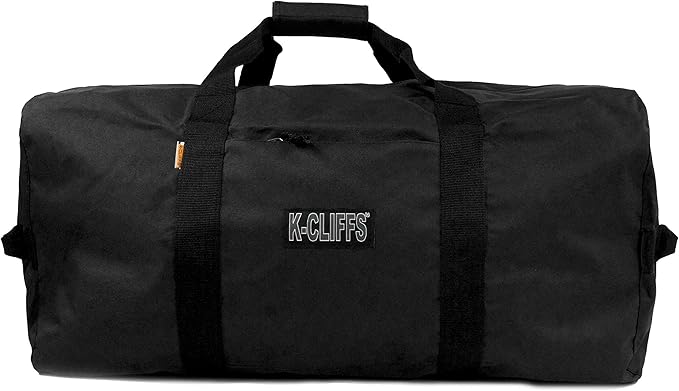 Heavy Duty Cargo Duffel Large Sport Gear Drum Set Equipment Hardware Travel Bag Rooftop Rack Bag (21" x 10" x 9", Black)