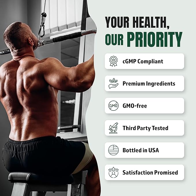 Male Ai Rapid Fat Burner for Men | Supports GLP-1 Pathway Function for Weight Loss | Appetite Suppressant, Energy Booster, Diet Pills | 3rd Party Tested Formula - 60 Capsules-StrideForce Fitness