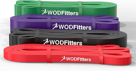 WODFitters Pull Up Assistance Band for Stretching, Mobility Workouts, Warm Up, Recovery, Powerlifting, Home Fitness and Exercise…-StrideForce Fitness