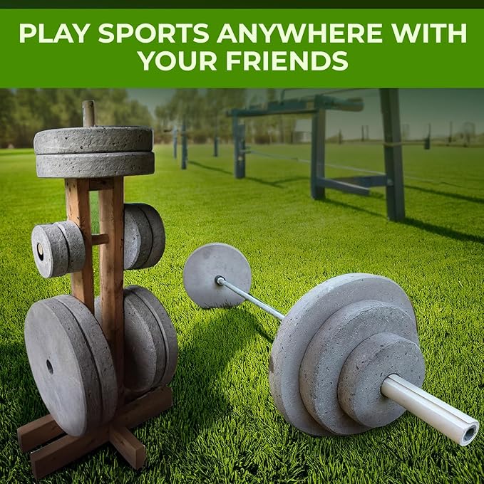 DIY Concrete Weight Mold Set - 5 pcs ABS Plastic 2mm Thick - Dumbbell & Barbell Weight Plates