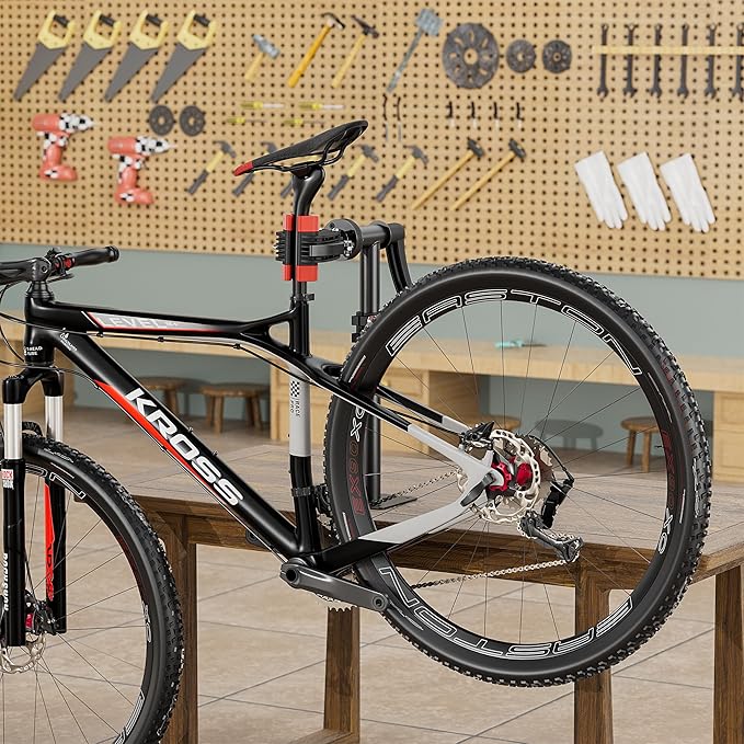 CXWXC Bike Repair Stand - Bench Mount Maintenance Stand Rack - E-bike Workstands for Mountain and Road Bikes - Home and Shop Mechanics-StrideForce Fitness