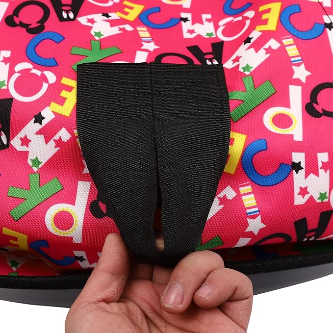 Snow Tube, Oxford Cloth Inflatable Sledding Tube with Cushion, 35.43in Towable Snow Sleds for Kids and Adult, Inflatable Sled for Outdoor Skiing, Sand Sliding, and Grass Sliding-StrideForce Fitness