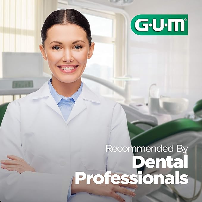 GUM Orthodontic Kit – Features Orthodontic Toothbrush, 3 Proxabrush Sizes and Shred-Resistant EasyThread Floss, and Mint Ortho Wax