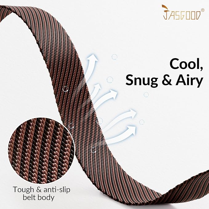 JASGOOD Nylon Canvas Breathable Military Tactical Men Waist Belt With Plastic Buckle-StrideForce Fitness