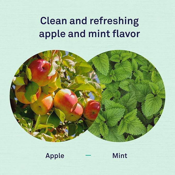 Petpost | Fresh Breath Foam for Dogs - Mint & Apple Flavored Dental Solution That Eliminates Bad Breath - Natural Tooth Cleaning Treatment 5 oz.