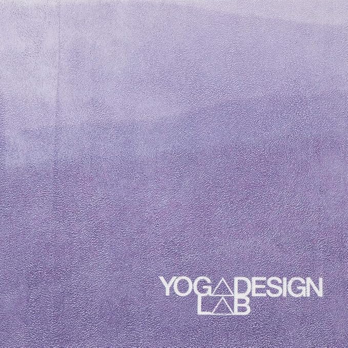 YOGA DESIGN LAB | The Combo Yoga Mat | 2-in-1 Mat+Towel | Eco Luxury | Ideal for Hot Yoga, Power, Bikram, Ashtanga, Sweat | Studio Quality | Includes Carrying Strap!-StrideForce Fitness