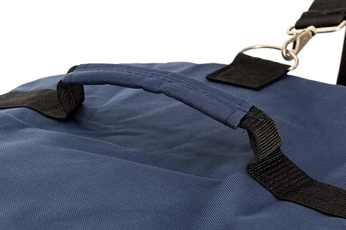Heavy Duty Cargo Duffel Large Sport Gear Drum Set Equipment Hardware Travel Bag Rooftop Rack Bag (21" x 10" x 9", Navy)