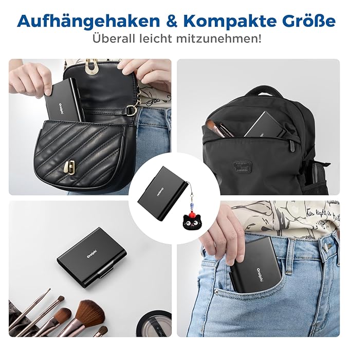 Aluminum Retainer Case for Invisalign Aligners, Partial Mouth Guard Case Denture Retainer Container Case Holder with Vent Holes, Slim Orthodontic Aligner Case for Traveling-1 Pack Black