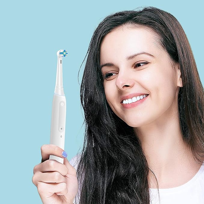 12 Count IO Replacement Heads Compatible with Oral B IO 2/3/4/5/6/7/8/9/10 Series Electric Toothbrushes, Medium Softness Brush Heads Compatible with Oral B iO for Teeth and Gums Care (White)