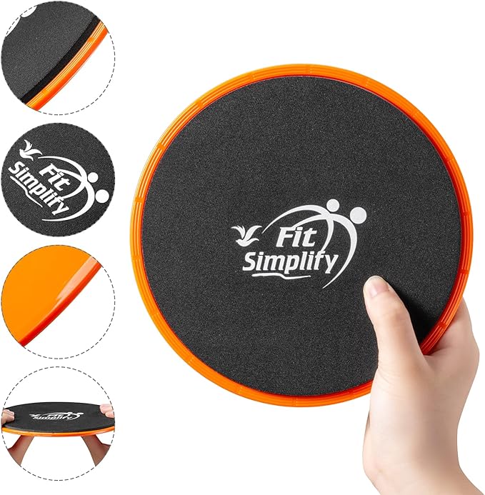 Fit Simplify Core Sliders Abdominal Exerciser with Instruction