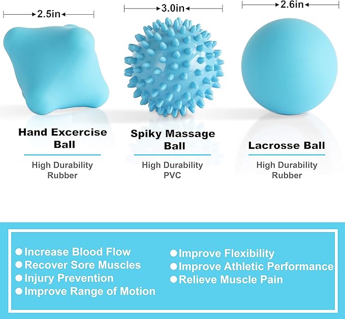 Posture Magic Massage Ball Set for Myofascial Trigger 6 -