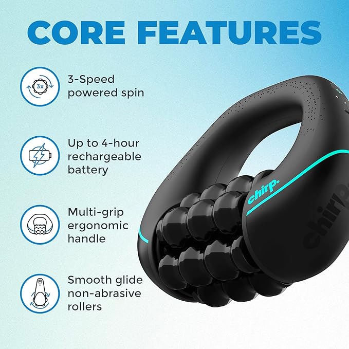 Chirp RPM Mini - Rolling Percussive Massager 3-Speed Spin