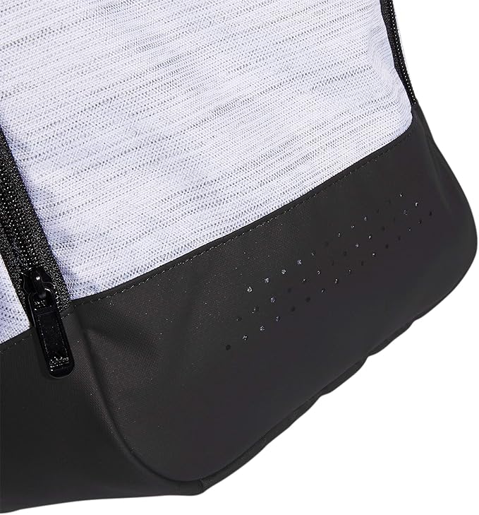 adidas Unisex Defender 4.0 Gym Duffel Bag for Men and Women, Two Tone White/Black, Small (38L)-StrideForce Fitness